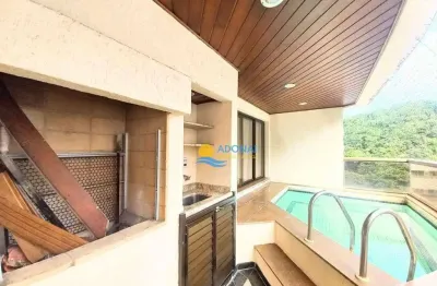 Apartamento com 4 dormitórios à venda, 120 m² por r$ 1.000.000,00 - pitangueiras - guarujá/sp