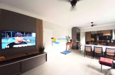 Apartamento com 3 dormitórios à venda, 120 m² por r$ 690.000,00 - pitangueiras - guarujá/sp