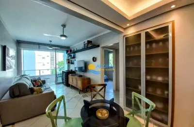 Apartamento com 2 dormitórios à venda, 70 m² por r$ 650.000,00 - jardim astúrias - guarujá/sp