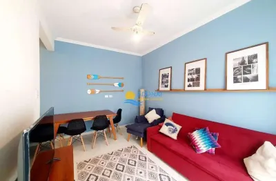 Apartamento com 1 dormitório à venda, 60 m² por r$ 400.000,00 - pitangueiras - guarujá/sp