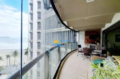 Apartamento com 3 dormitórios à venda, 187 m² por r$ 1.500.000,00 - jardim astúrias - guarujá/sp
