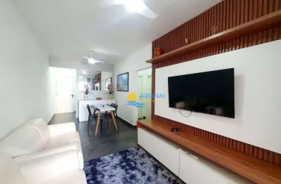 Apartamento com 2 dormitórios à venda, 80 m² por r$ 480.000,00 - pitangueiras - guarujá/sp