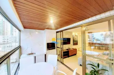 Apartamento com 4 dormitórios à venda, 152 m² por r$ 1.100.000,00 - jardim astúrias - guarujá/sp