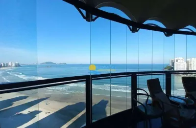 Apartamento com 3 dormitórios à venda, 187 m² por r$ 2.600.000,00 - jardim astúrias - guarujá/sp