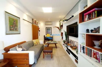 Apartamento com 2 dormitórios à venda, 80 m² por r$ 550.000,00 - pitangueiras - guarujá/sp