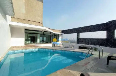 Cobertura com 3 dormitórios à venda, 200 m² por r$ 1.400.000,00 - jardim astúrias - guarujá/sp