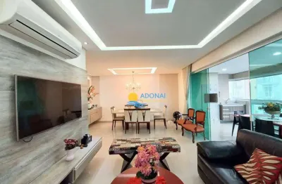 Apartamento com 3 dormitórios à venda, 140 m² por r$ 1.300.000,00 - pitangueiras - guarujá/sp