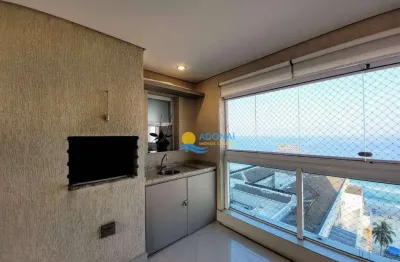 Apartamento com 3 dormitórios à venda, 140 m² por r$ 940.000,00 - pitangueiras - guarujá/sp