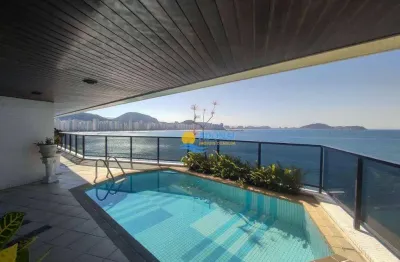 Apartamento com 4 dormitórios à venda, 367 m² por r$ 3.400.000,00 - jardim astúrias - guarujá/sp