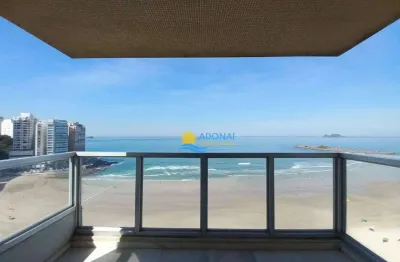 Apartamento com 3 dormitórios à venda, 190 m² por r$ 1.300.000,00 - pitangueiras - guarujá/sp