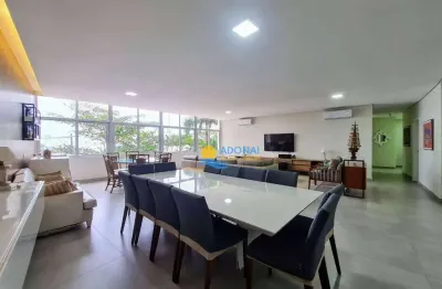 Apartamento com 5 dormitórios à venda, 376 m² por r$ 2.300.000,00 - pitangueiras - guarujá/sp