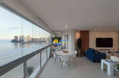 Apartamento com 3 dormitórios à venda, 160 m² por r$ 2.650.000,00 - jardim astúrias - guarujá/sp