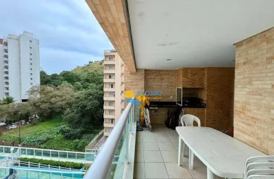 Apartamento à venda na praia das astúrias, 2 dormitórios, 2 vagas.