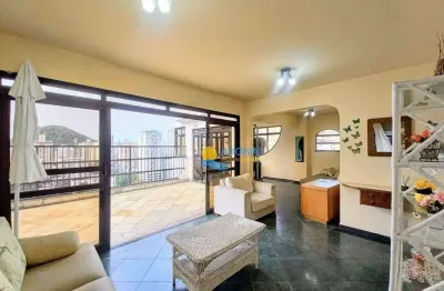 Cobertura com 2 dormitórios à venda, 180 m² por r$ 780.000,00 - pitangueiras - guarujá/sp