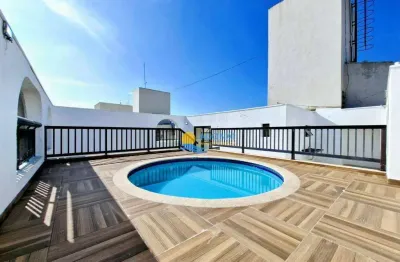 Cobertura com 4 dormitórios à venda, 280 m² por r$ 1.400.000,00 - pitangueiras - guarujá/sp