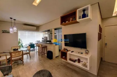 Apartamento com 2 dormitórios à venda, 100 m² por r$ 890.000,00 - pitangueiras - guarujá/sp