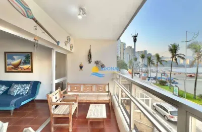 Apartamento com 3 dormitórios à venda, 200 m² por r$ 1.080.000,00 - jardim astúrias - guarujá/sp