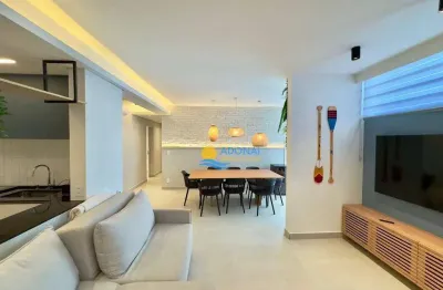 Apartamento com 3 dormitórios à venda, 110 m² por r$ 650.000,00 - pitangueiras - guarujá/sp