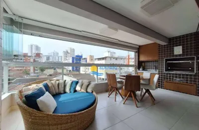 Apartamento com 3 dormitórios à venda, 110 m² por r$ 1.050.000,00 - jardim astúrias - guarujá/sp