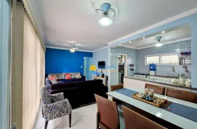 Apartamento com 4 dormitórios à venda, 110 m² por r$ 520.000,00 - pitangueiras - guarujá/sp