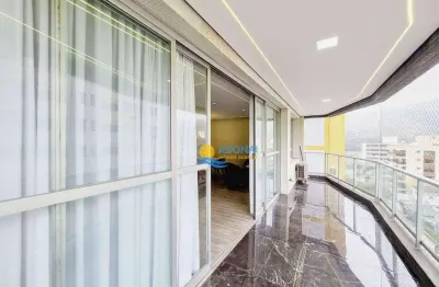 Apartamento com 5 dormitórios à venda, 240 m² por r$ 1.600.000,00 - pitangueiras - guarujá/sp