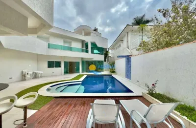 Casa com 5 dormitórios à venda, 560 m² por r$ 2.790.000,00 - balneário praia do pernambuco - guarujá/sp