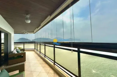 Apartamento com 4 dormitórios à venda, 256 m² por r$ 2.600.000,00 - jardim astúrias - guarujá/sp