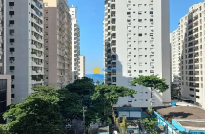 Apartamento com 2 dormitórios à venda, 100 m² por r$ 490.000,00 - pitangueiras - guarujá/sp