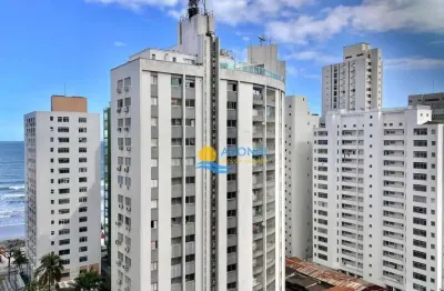 Apartamento a venda na quadra do mar com vista,  lazer completo e 2 vagas. praia da pitangueiras - guarujá/sp