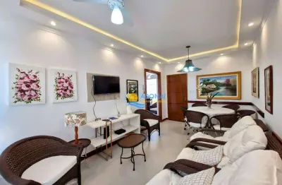 Apartamento  á venda na quadra do mar todo reformado, na praia da pitangueiras - guarujá/sp
