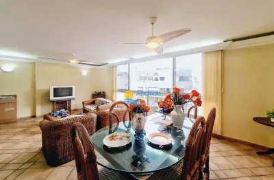 Apartamento com 3 dormitórios à venda, 131 m² por r$ 480.000,00 - pitangueiras - guarujá/sp