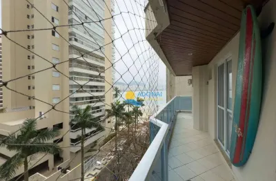 Apartamento à venda na praia da astúrias, 3 quartos, 2 vagas.