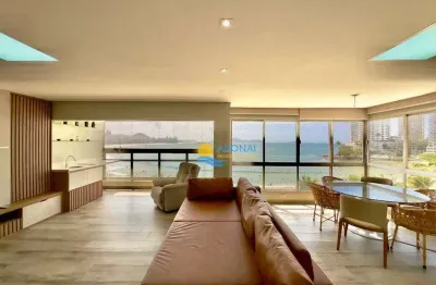 Apartamento à venda na praia das astúrias,3 suítes, beira mar, 2 vagas.