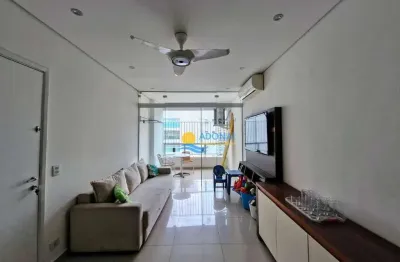 Apartamento com 2 dormitórios à venda, 80 m² por r$ 550.000,00 - jardim astúrias - guarujá/sp