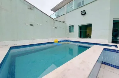 Casa com 3 dormitórios à venda, 250 m² por r$ 850.000,00 - jardim astúrias - guarujá/sp