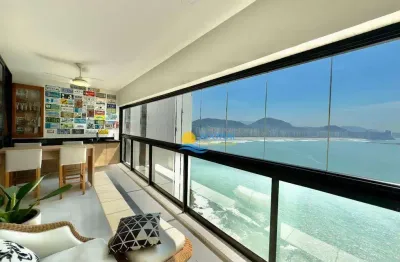 Apartamento à venda na praia das astúrias, vista mar, 3 suítes, 2 vagas.