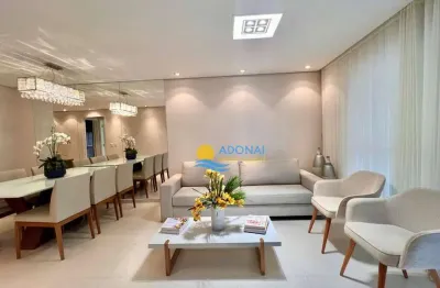 Apartamento com 3 dormitórios à venda, 125 m² por r$ 1.400.000,00 - pitangueiras - guarujá/sp