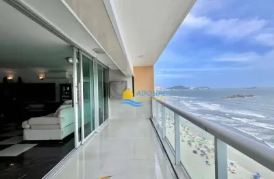 Apartamento com 4 dormitórios à venda, 271 m² por r$ 2.300.000,00 - pitangueiras - guarujá/sp
