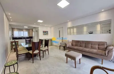 Apartamento com 3 dormitórios à venda, 126 m² por r$ 700.000,00 - pitangueiras - guarujá/sp
