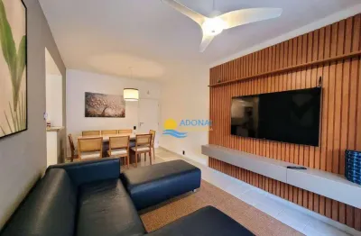 Apartamento com 3 dormitórios à venda, 90 m² por r$ 580.000,00 - pitangueiras - guarujá/sp