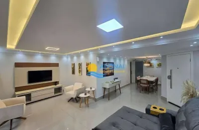 Apartamento com 3 dormitórios à venda, 130 m² por r$ 850.000,00 - pitangueiras - guarujá/sp