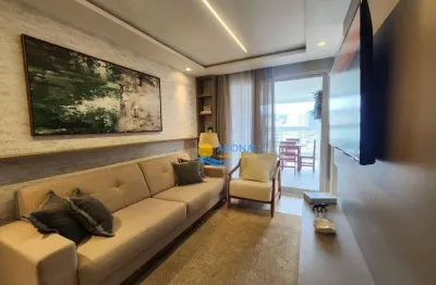 Apartamento com 2 dormitórios à venda, 69 m² por r$ 760.000,00 - enseada - guarujá/sp