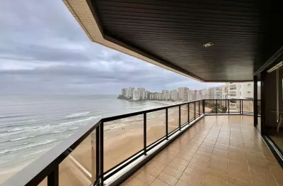 Apartamento com 3 dormitórios à venda, 200 m² por r$ 3.000.000,00 - jardim astúrias - guarujá/sp