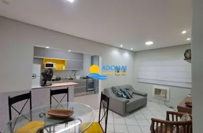 Apartamento com 1 dormitório à venda, 60 m² por r$ 280.000,00 - enseada - guarujá/sp