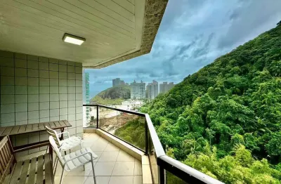 Apartamento à venda na praia da enseada, 3 quartos, 2 vagas.