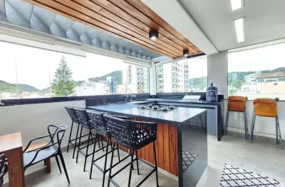 Cobertura com 3 dormitórios à venda, 195 m² por r$ 1.500.000,00 - enseada - guarujá/sp