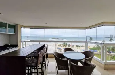 Apartamento com 3 dormitórios à venda, 166 m² por r$ 2.250.000,00 - pitangueiras - guarujá/sp