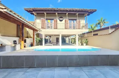 Casa com 3 dormitórios à venda, 298 m² por r$ 800.000,00 - enseada - guarujá/sp