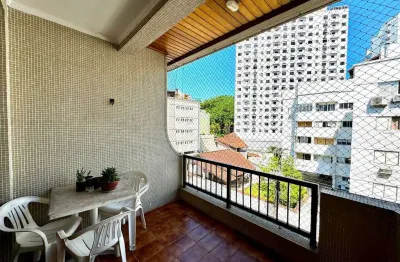 Apartamento à venda; 3 quartos, 1 suite, sacada,  astúrias - guarujá