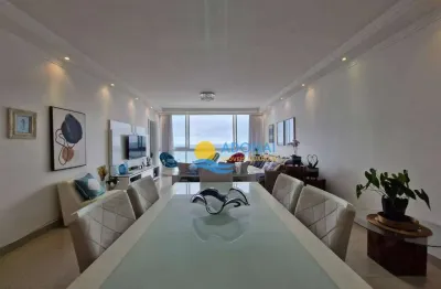 Apartamento com 4 dormitórios à venda, 220 m² por r$ 1.800.000,00 - pitangueiras - guarujá/sp